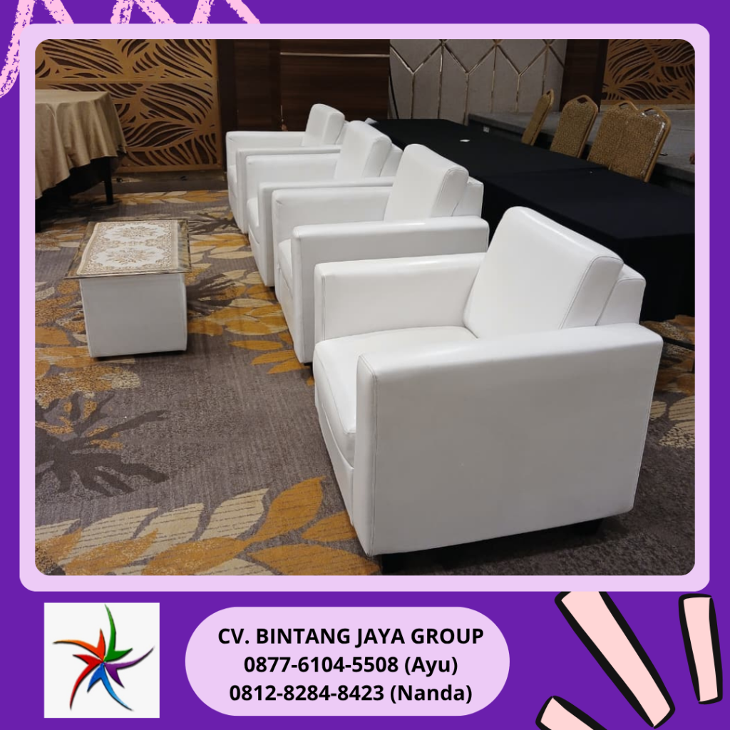 Sewa SOFA,MEJA VIP KACA EVENT Lippo Kuningan Jakarta Selatan