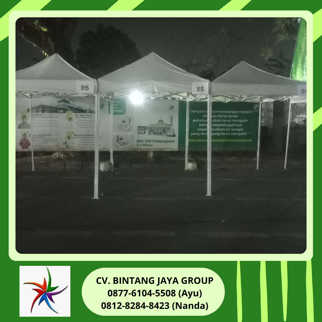 Sewa Tenda Bazar Event Grand Mutiara Gading Bekasi