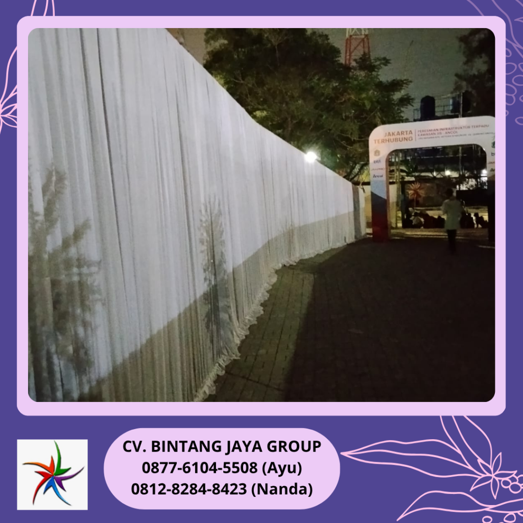 Sewa Tirai Dan Tenda Parasol Area Ancol Jakarta Utara