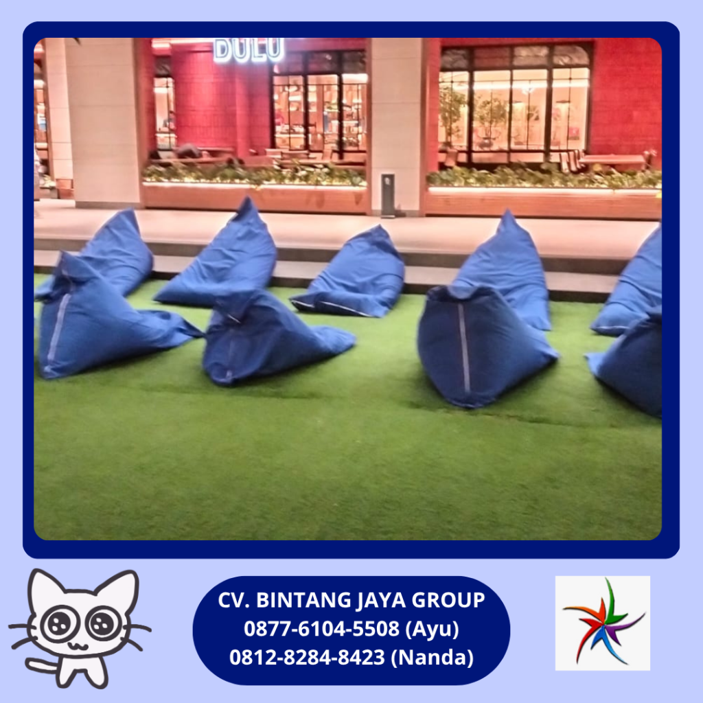 Sewa Beanbag Empuk Warna Biru Tangerang