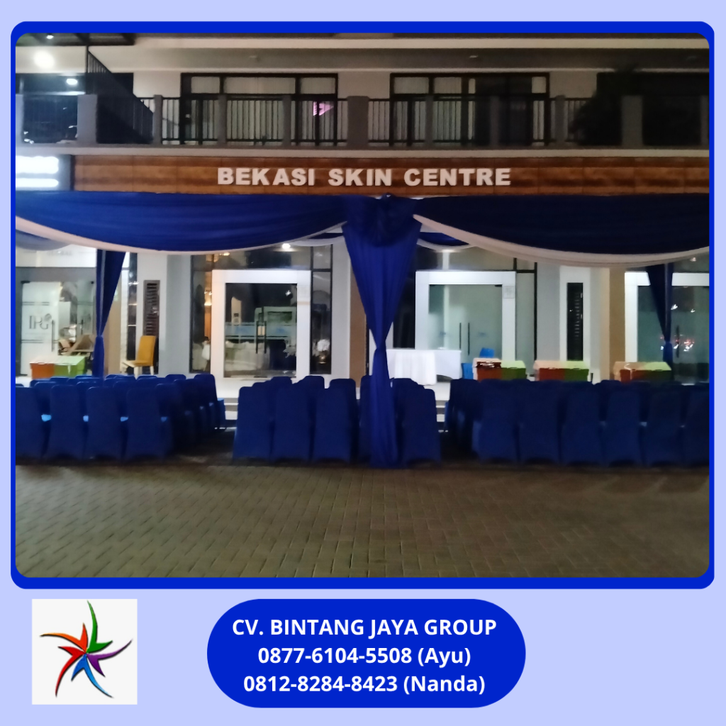 Sewa Tenda Plafon Poni Biru Event Summarecon Bekasi