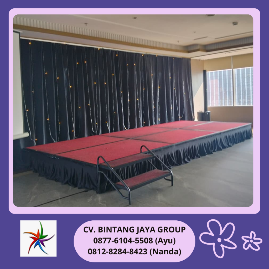 Sewa Tirai Hitam Starlight Gatot Subroto Jakarta Pusat