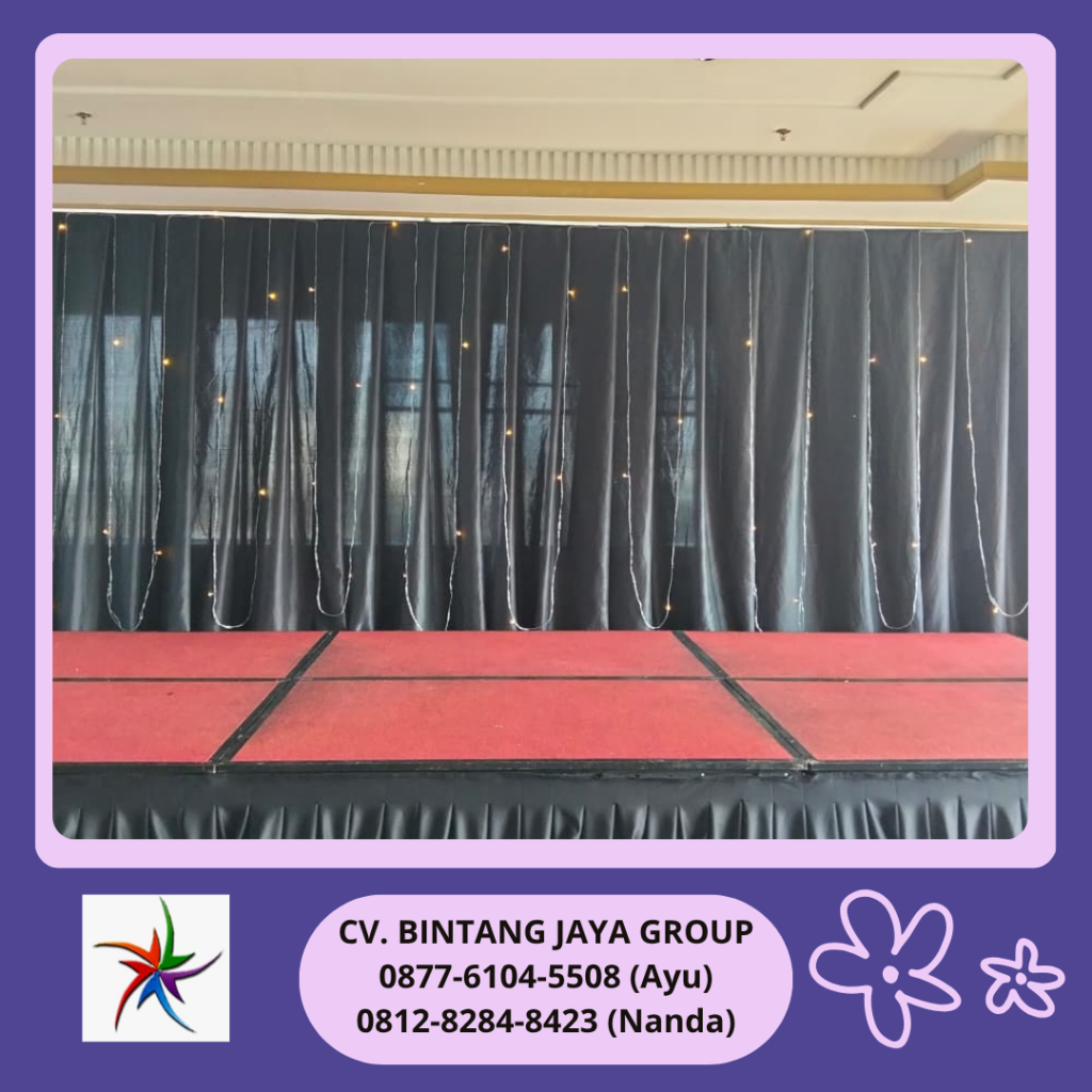 Sewa Tirai Hitam Starlight Gatot Subroto Jakarta Pusat