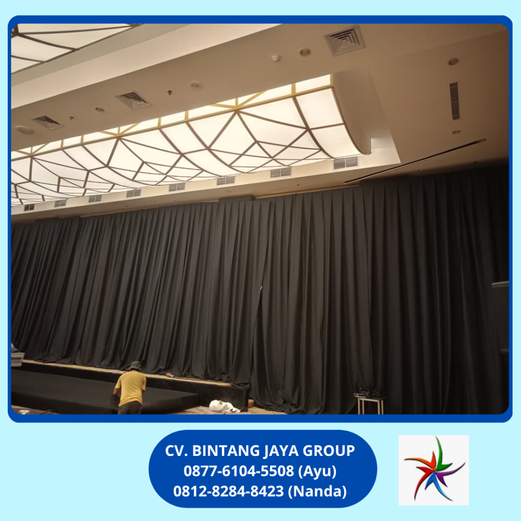 Rental Black Curtain Jakarta 0812-8284-8423