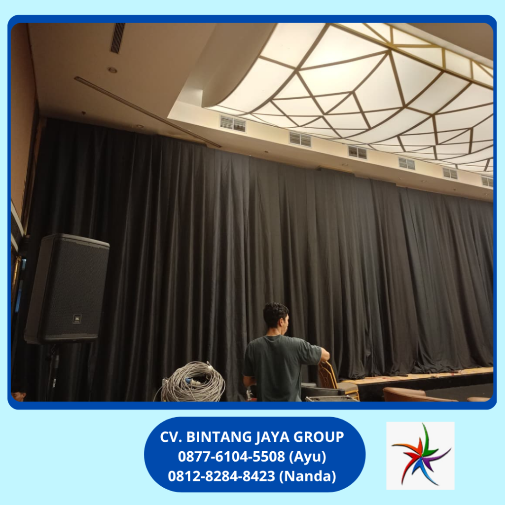 Rental Black Curtain Jakarta 0812-8284-8423