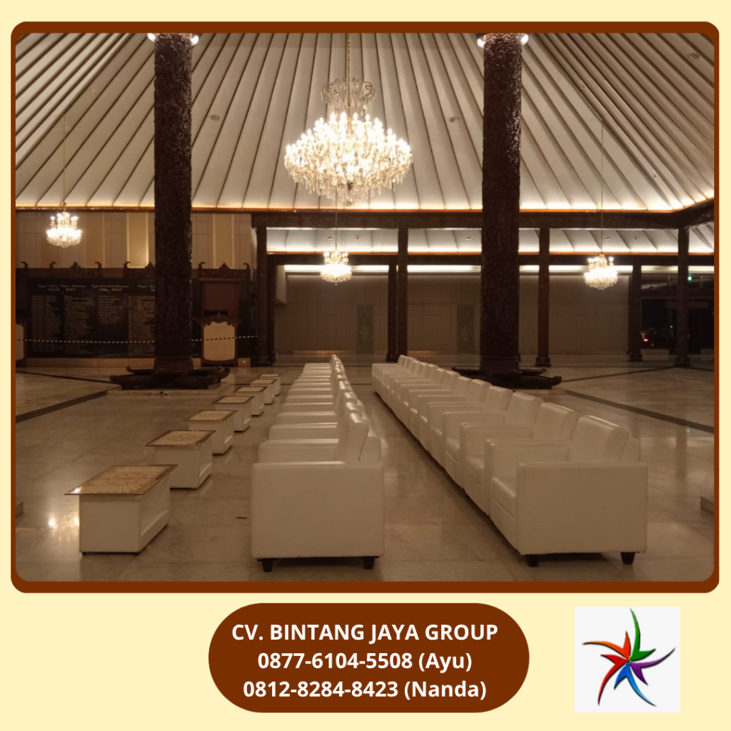 Rental Sofa Kotak Single Putih Bekasi 0819-4713-6526