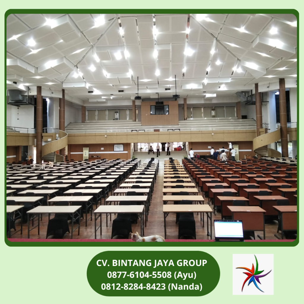 Sewa Meja Test,Meja HPL,Kursi Futura Event PKN Stan Jakarta