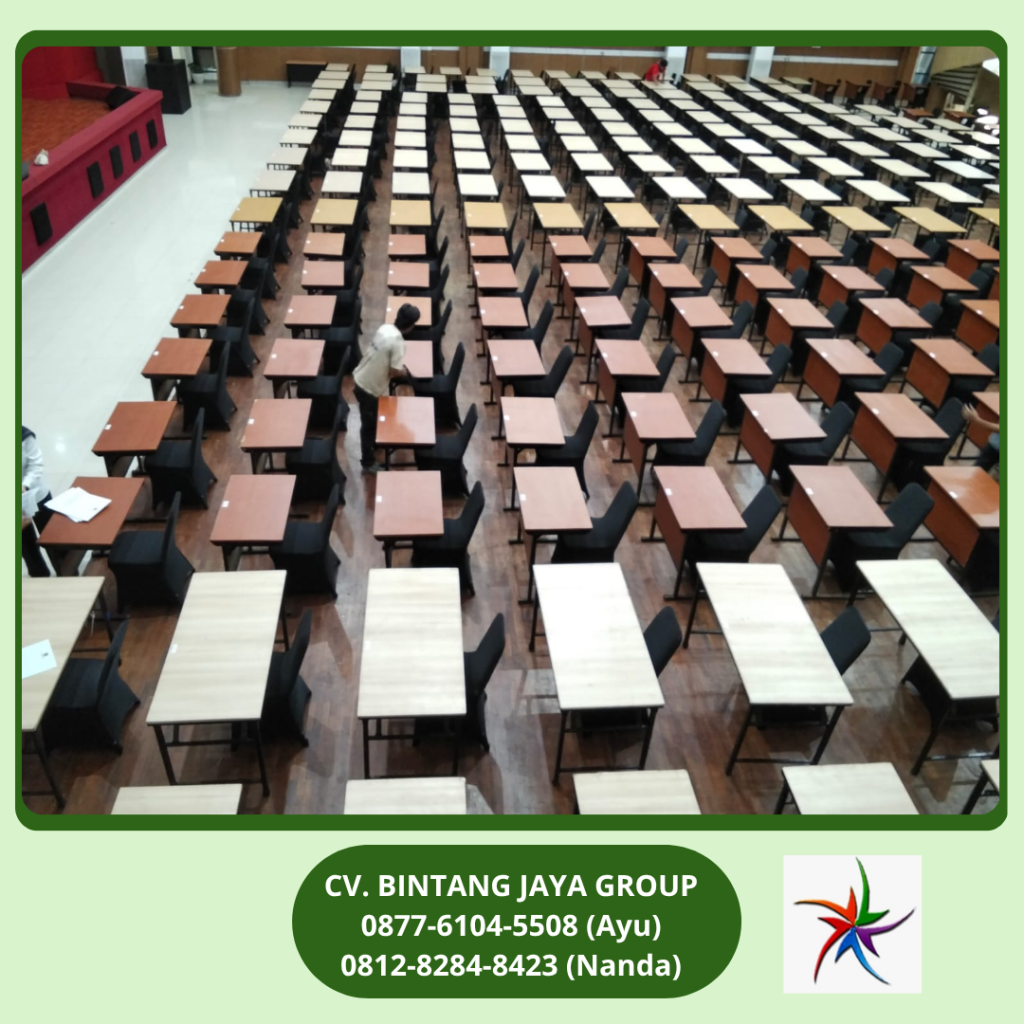 Sewa Meja Test,Meja HPL,Kursi Futura Event PKN Stan Jakarta