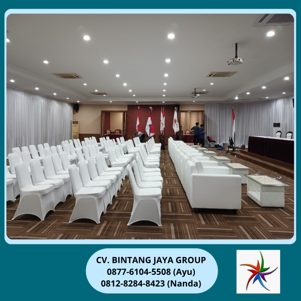 Sewa Sofa Putih,Kursi Futura Cover Putih Ketat Depok