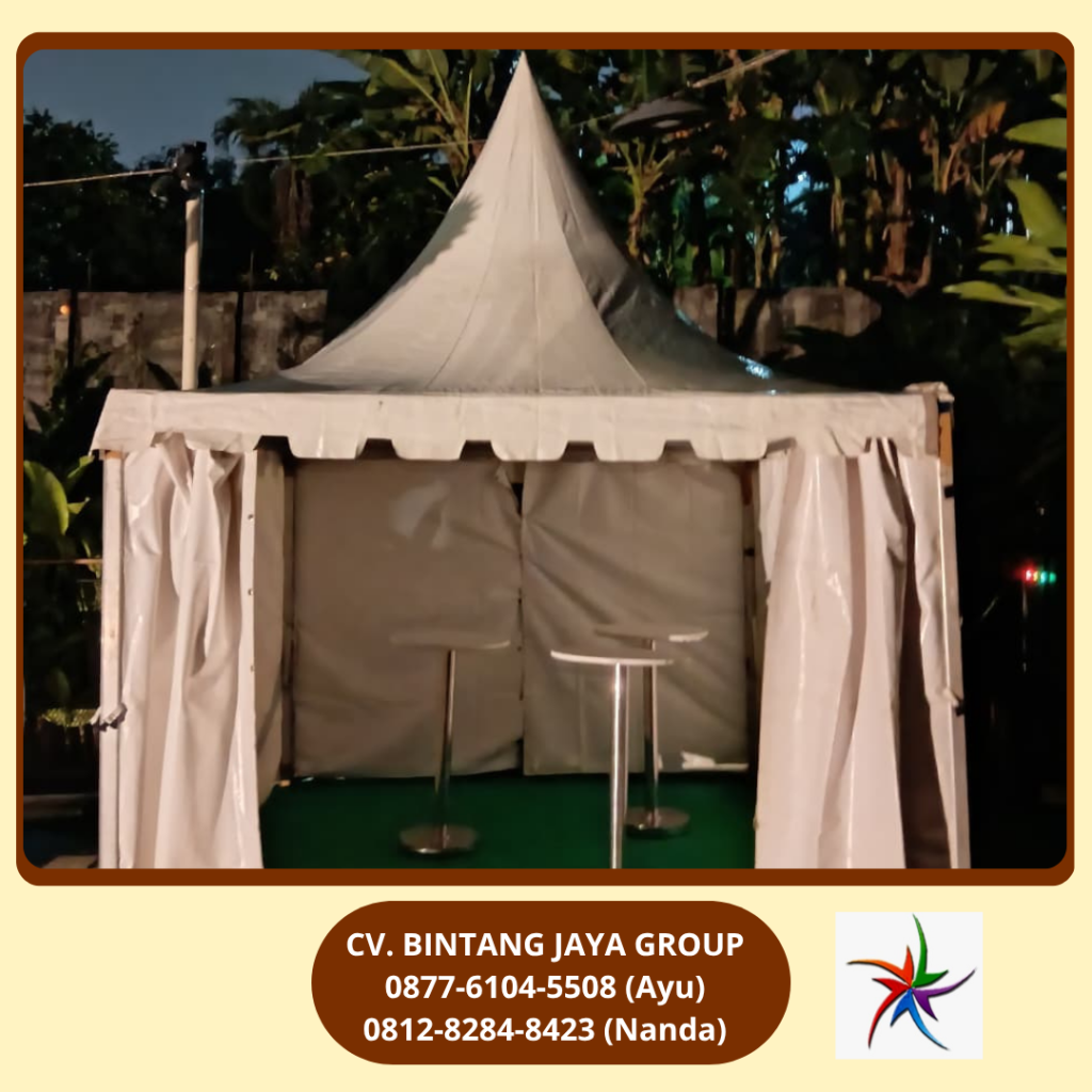 Sewa Tenda Sarnafil Atau Tenda Kerucut Blok M Jakarta