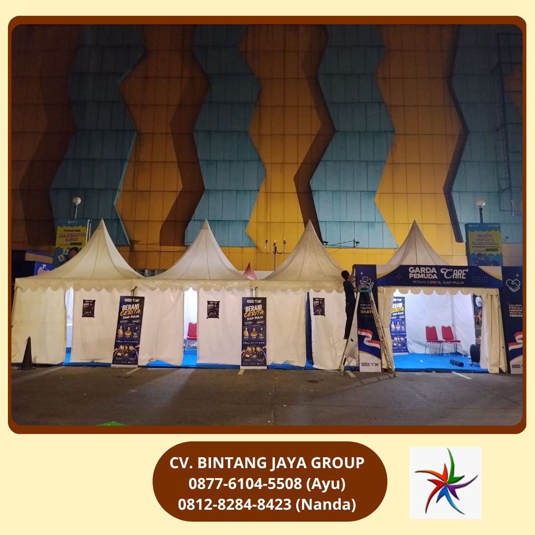 Sewa Tenda Sarnafil Atau Tenda Kerucut Blok M Jakarta