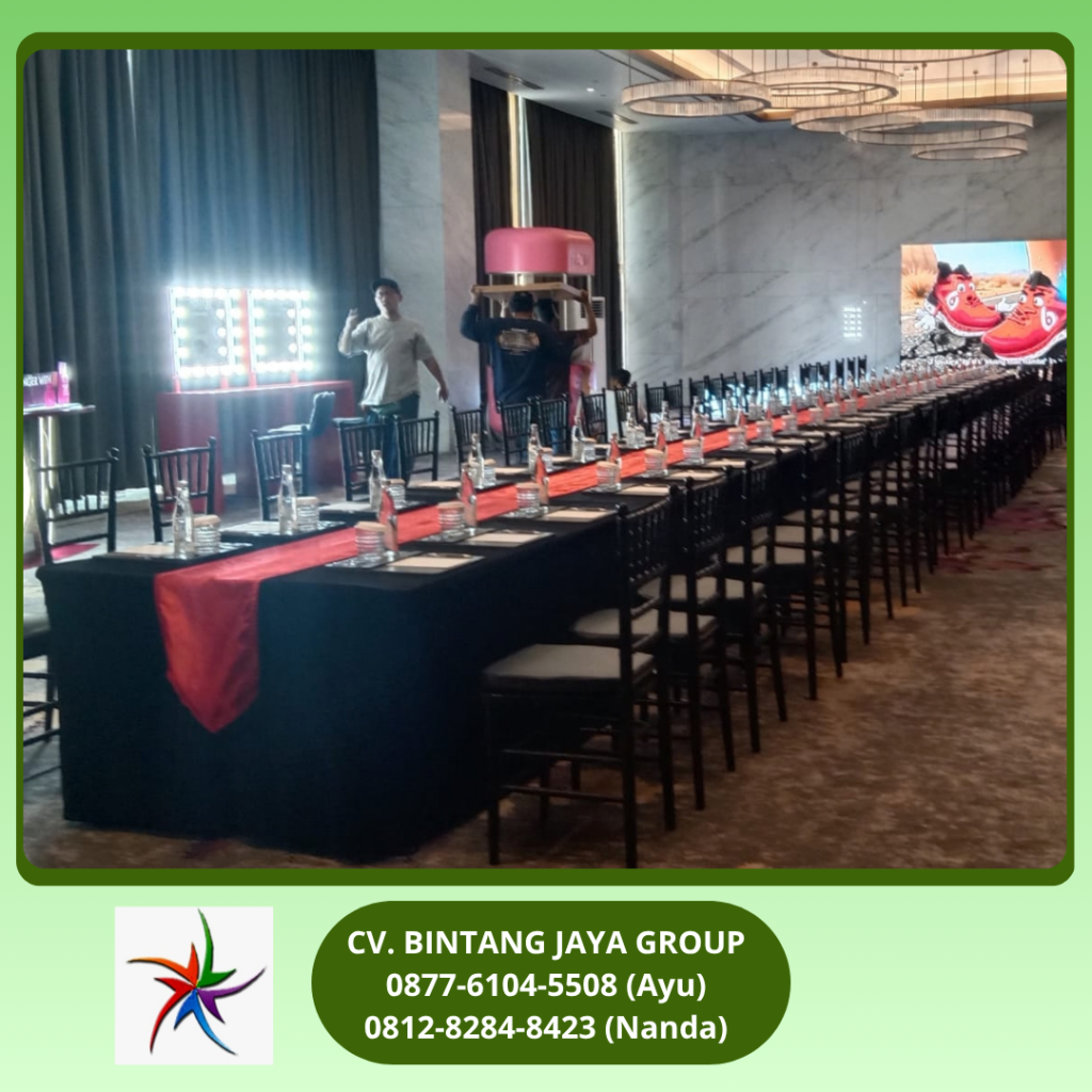Kursi Tiffany Hitam Event Hotel Westin Kuningan 0877-6104-5508