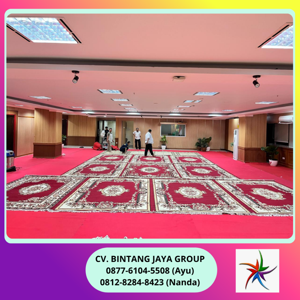 Rental Karpet Permadani Merah Jakarta 0812-8284-8423