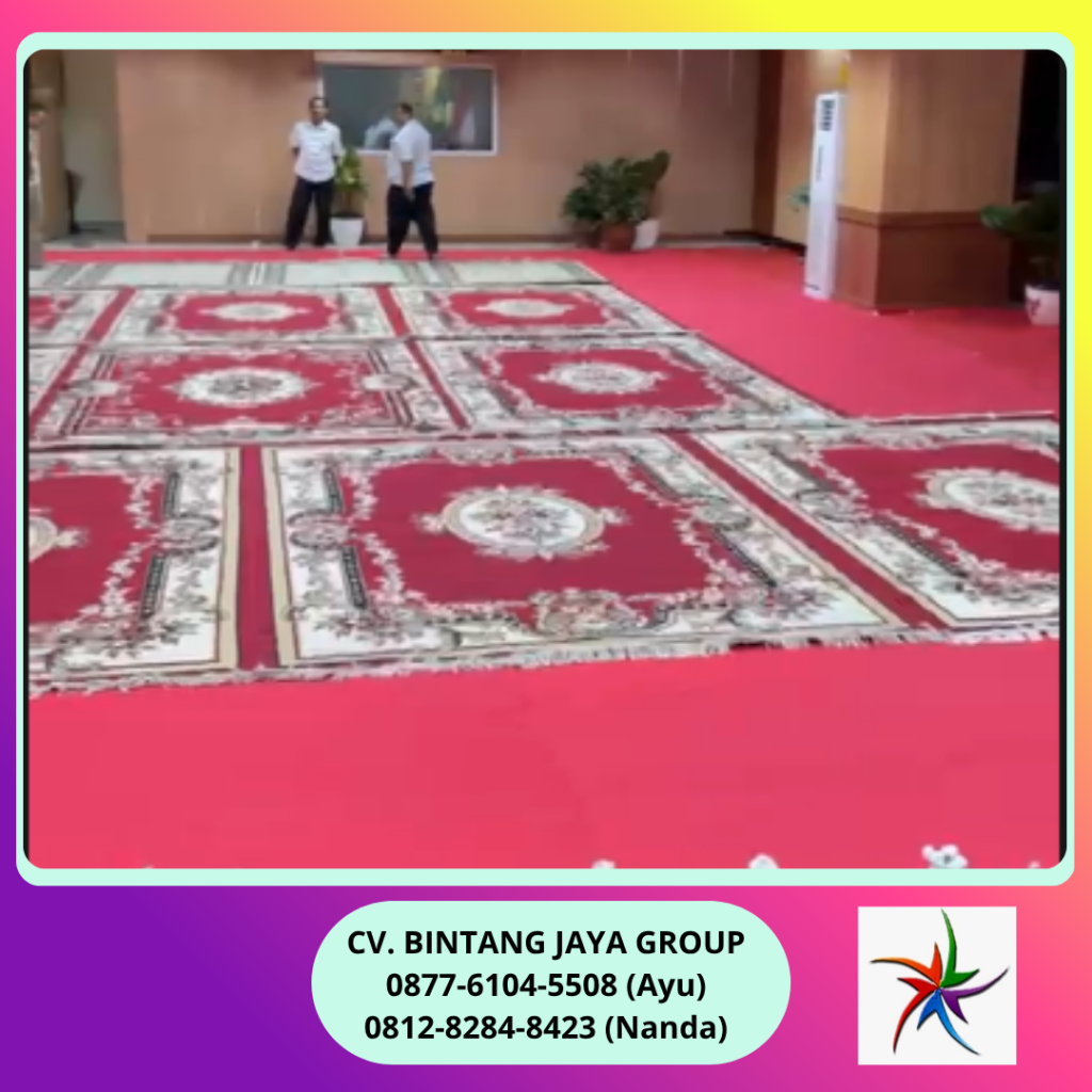 Rental Karpet Permadani Merah Jakarta 0812-8284-8423