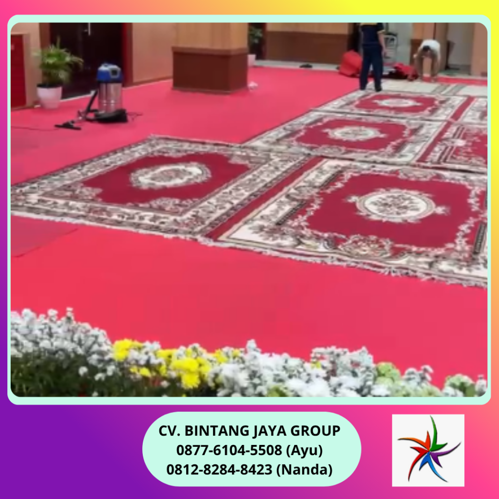 Rental Karpet Permadani Merah Jakarta 0812-8284-8423