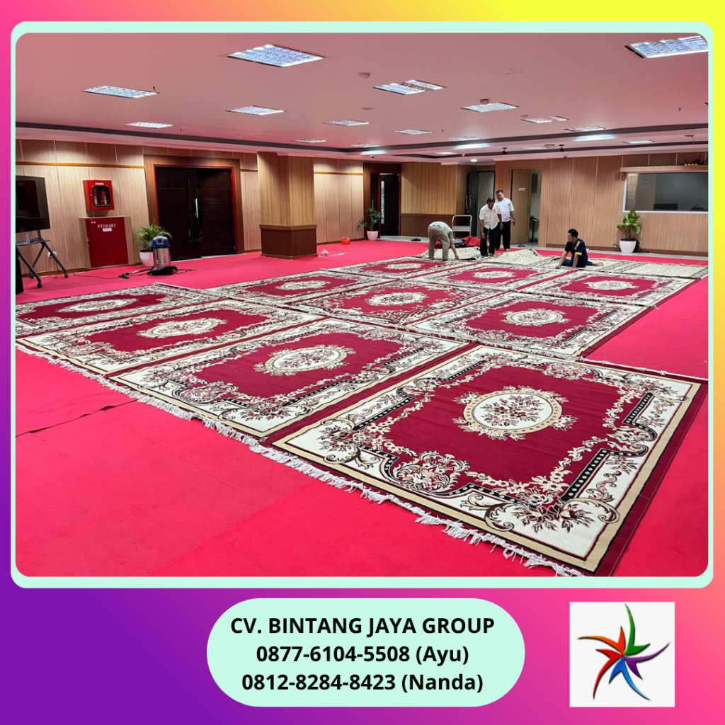 Rental Karpet Permadani Merah Jakarta 0812-8284-8423