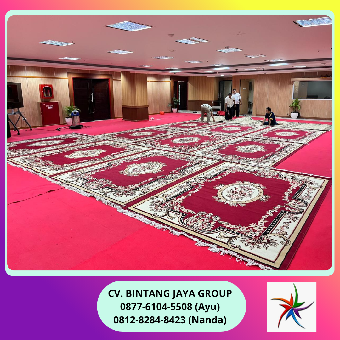 Rental Karpet Permadani Merah Jakarta 0812-8284-8423