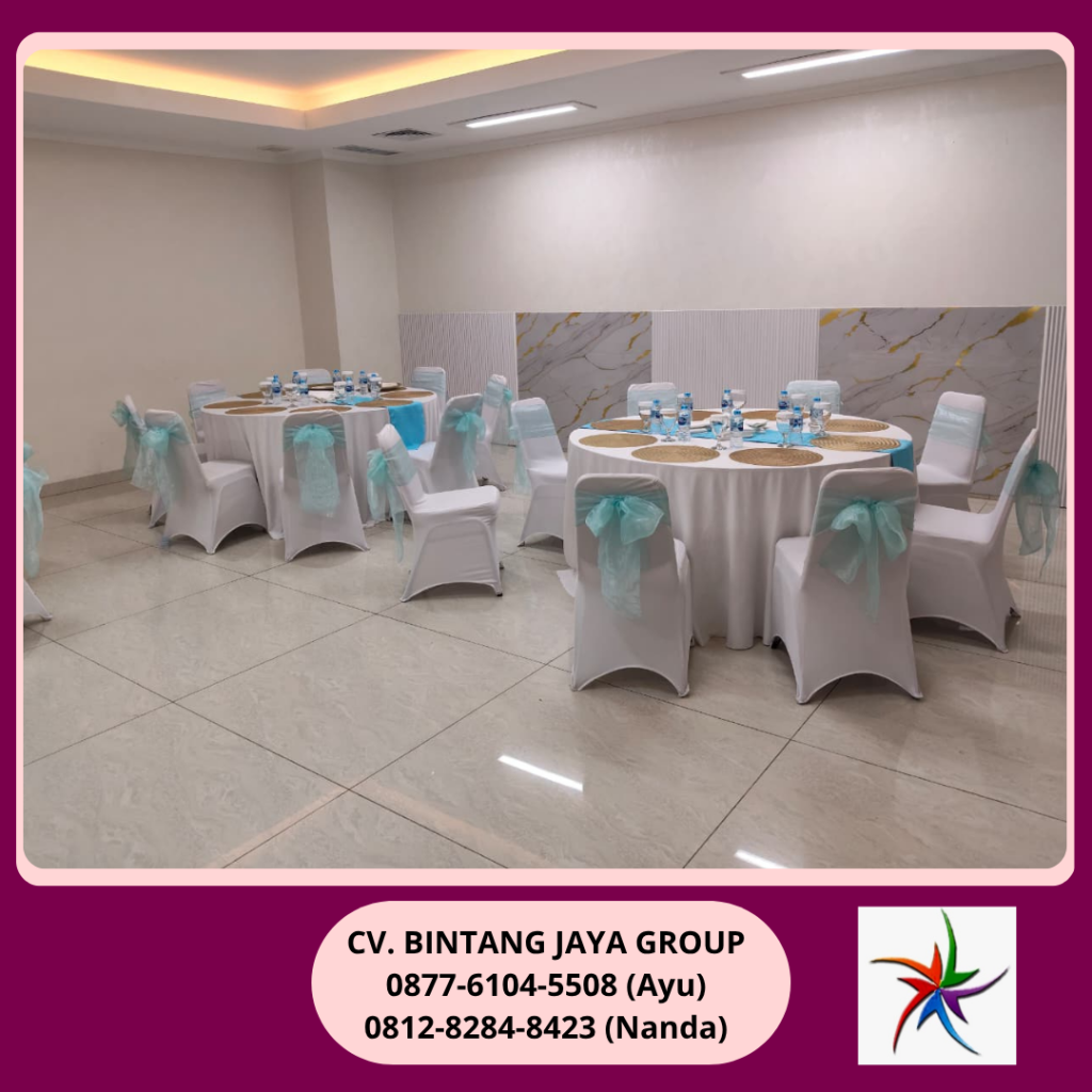 Rental Kursi,Round Table Plus Cover Bareskrim Polri 0877-6104-5508
