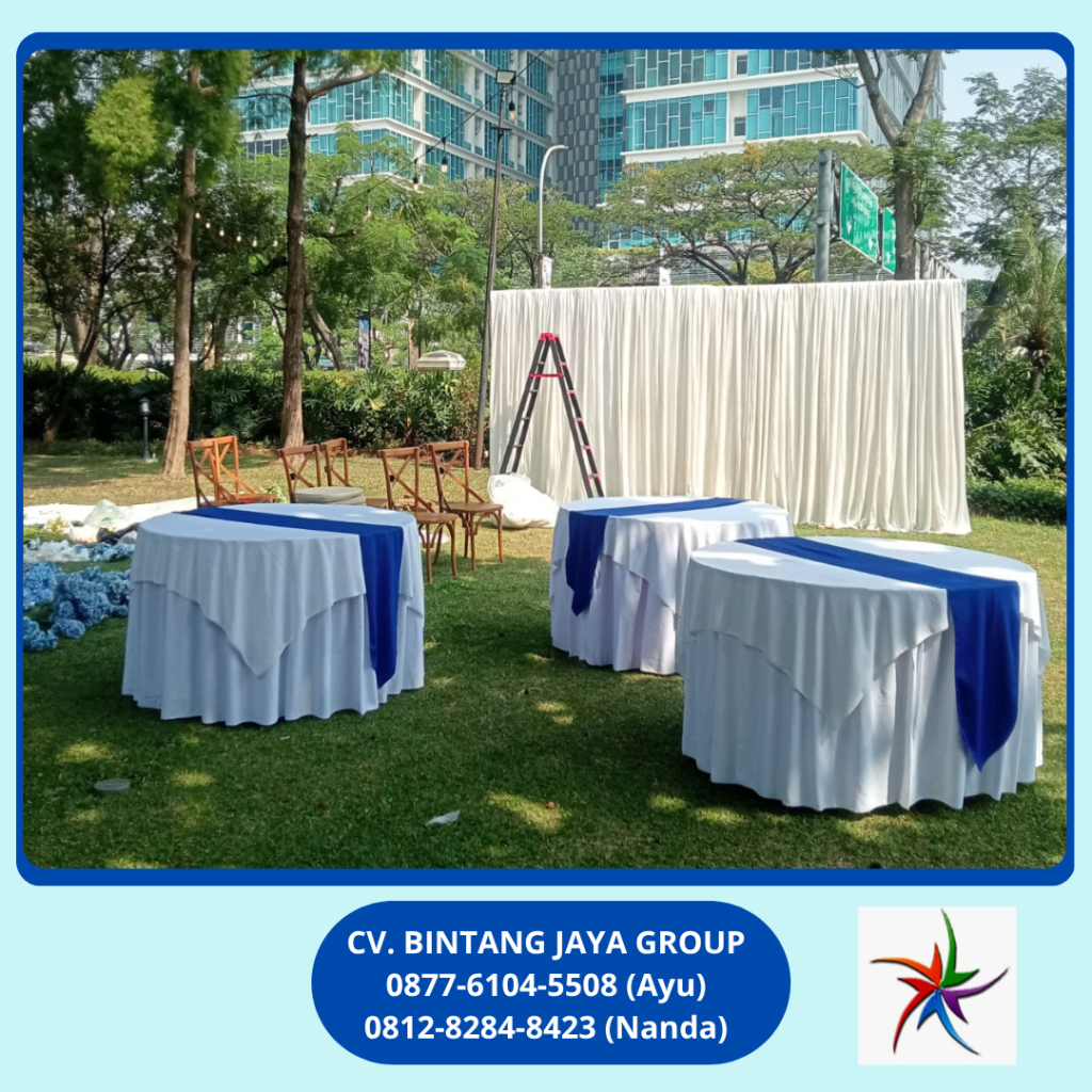 Rental Lampu Taman Dan Meja Bulat Alam Sutera 0878-8012-5555