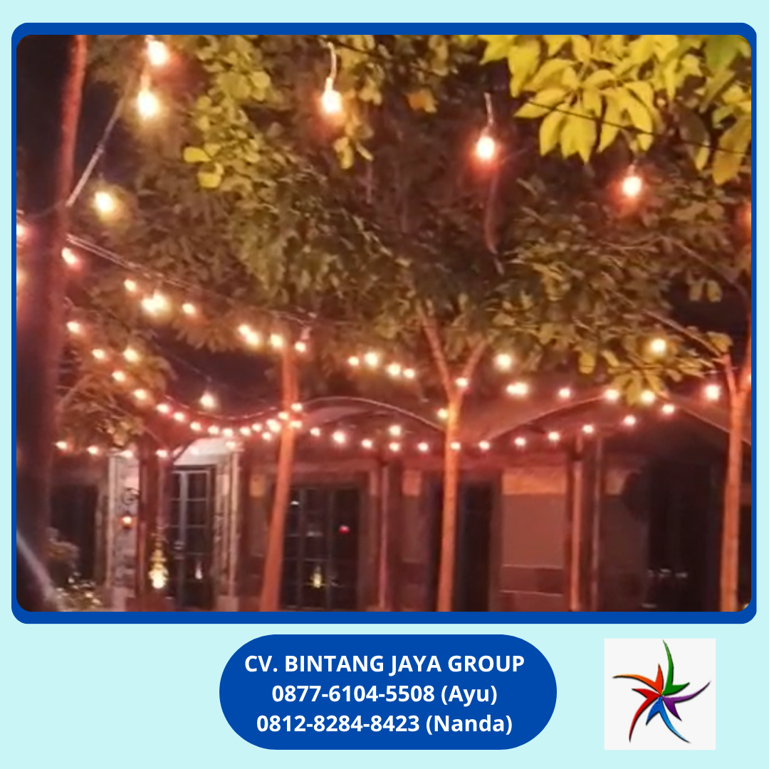 Rental Lampu Taman Dan Meja Bulat Alam Sutera 0878-8012-5555