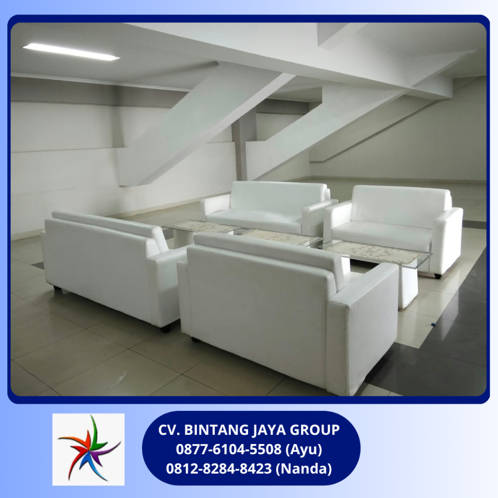 Sewa Sofa Double Putih Stadion Patriot Bekasi 0812-8284-8423