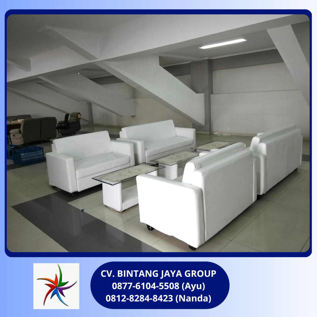 Sewa Sofa Double Putih Stadion Patriot Bekasi 0812-8284-8423