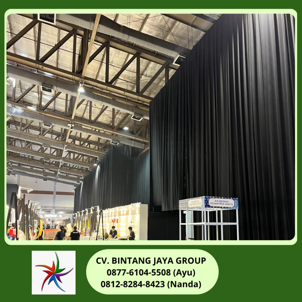 Rental Black Curtain Event JCC 0878-8012-5555