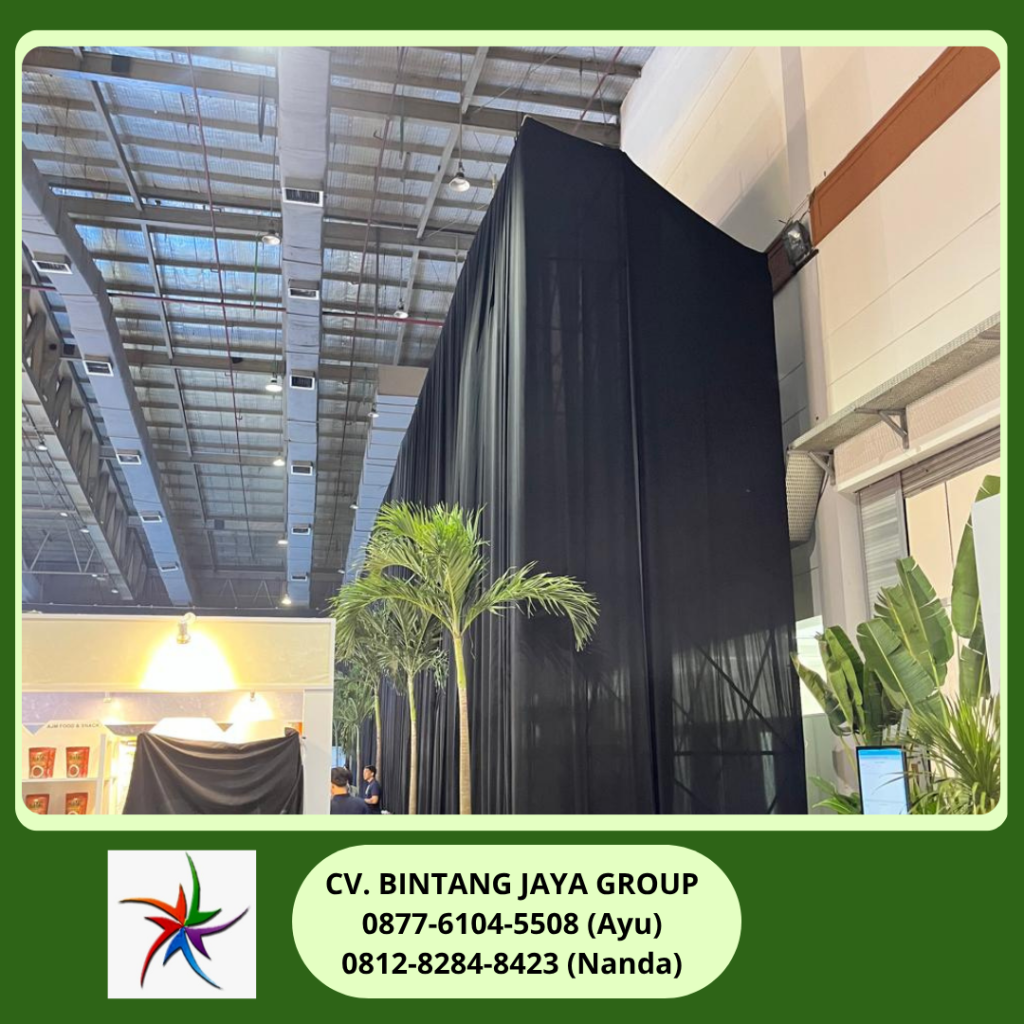 Rental Black Curtain Event JCC 0878-8012-5555