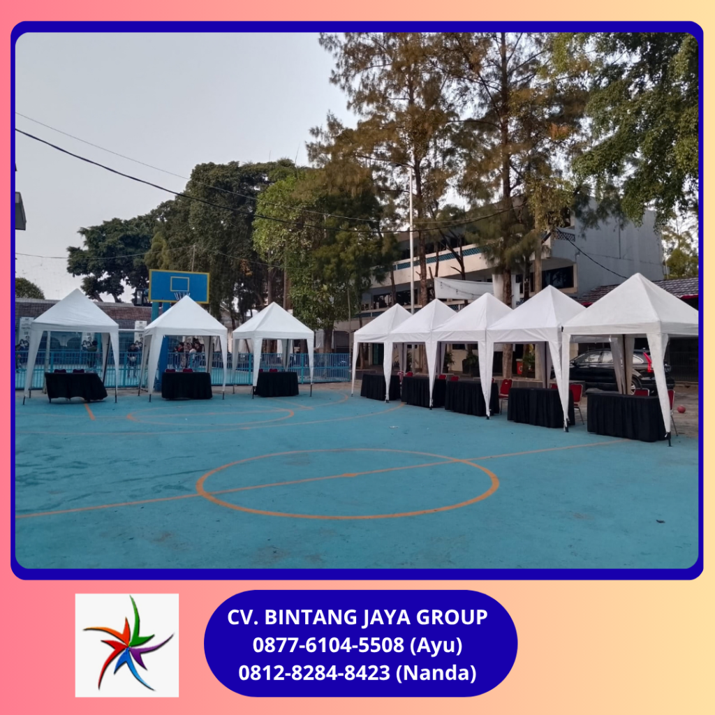 Rental Tenda Bazar Warna Putih Cikarang 0878-8012-5555