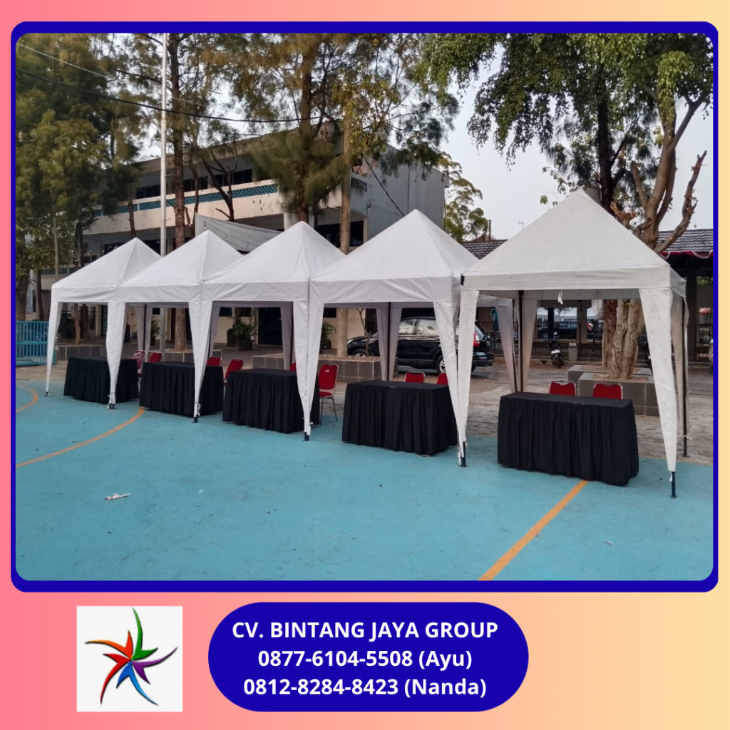 Rental Tenda Bazar Warna Putih Cikarang 0878-8012-5555