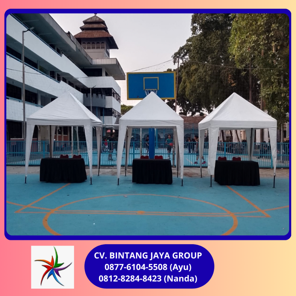 Rental Tenda Bazar Warna Putih Cikarang 0878-8012-5555