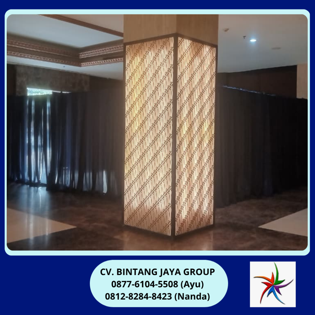 Rental Tirai Biru Navy Graha Dirgantara Jakarta
