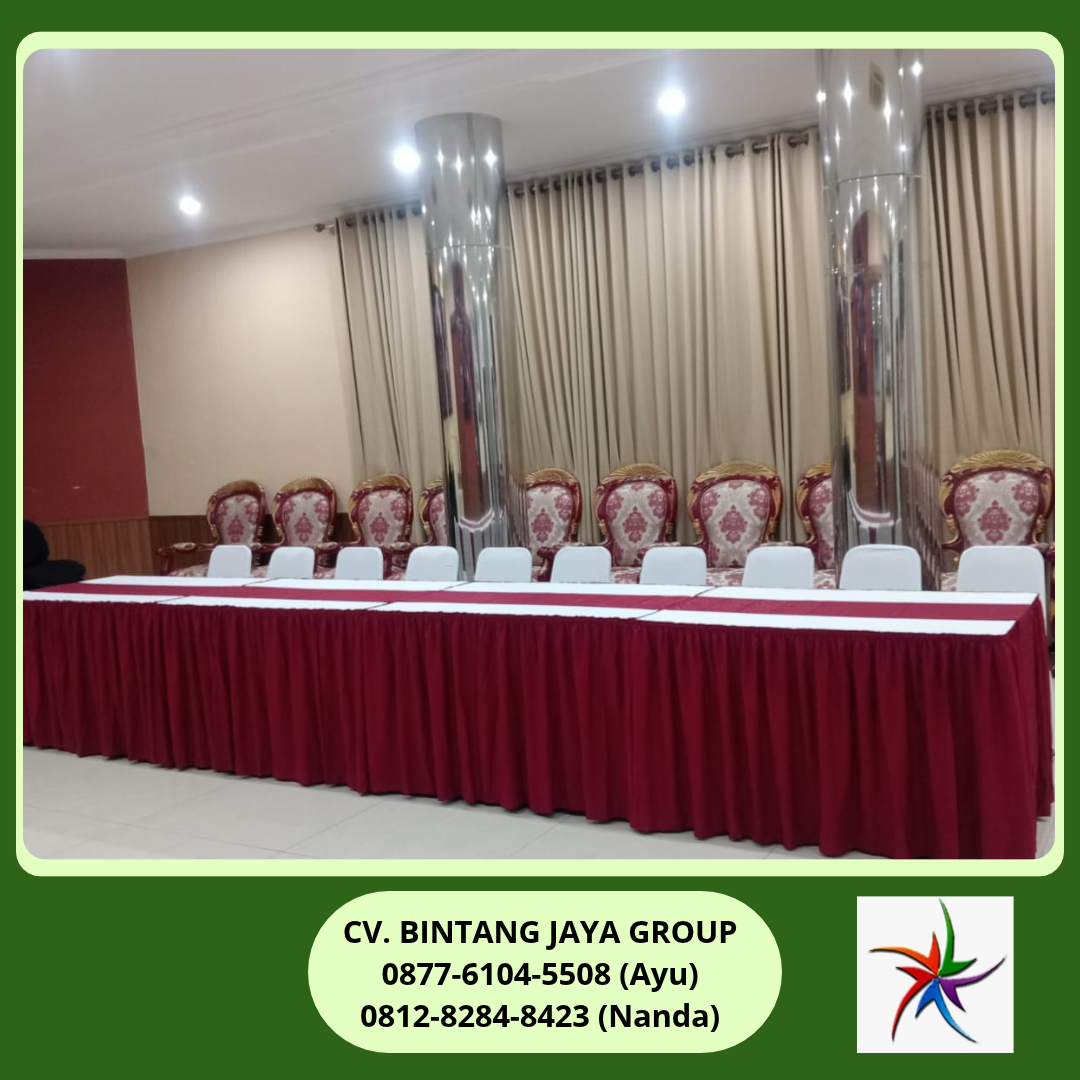 Sewa Kursi Susun Stainless Dan Meja Kotak Depok