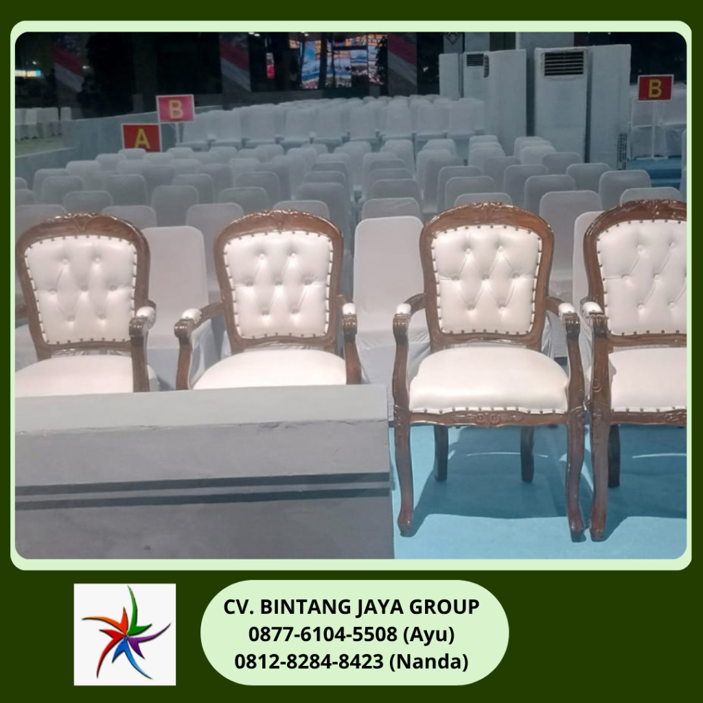 Sewa Kursi Susun,Arm Chairs VIp Cilangkap 0819-4713-6526