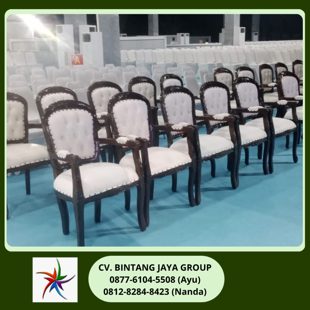 Sewa Kursi Susun,Arm Chairs VIp Cilangkap 0819-4713-6526