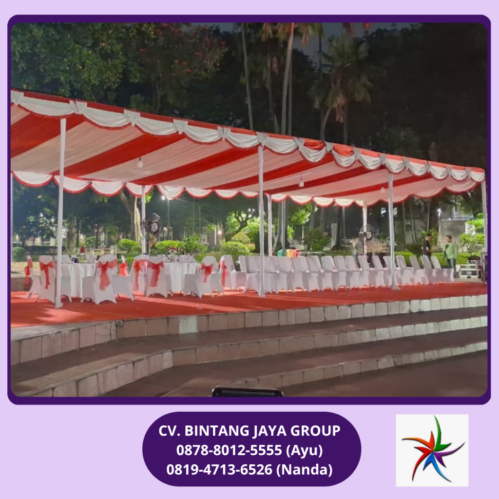 Sewa Kursi,Tenda Serut Putih Merah Depok 0819-4713-6526