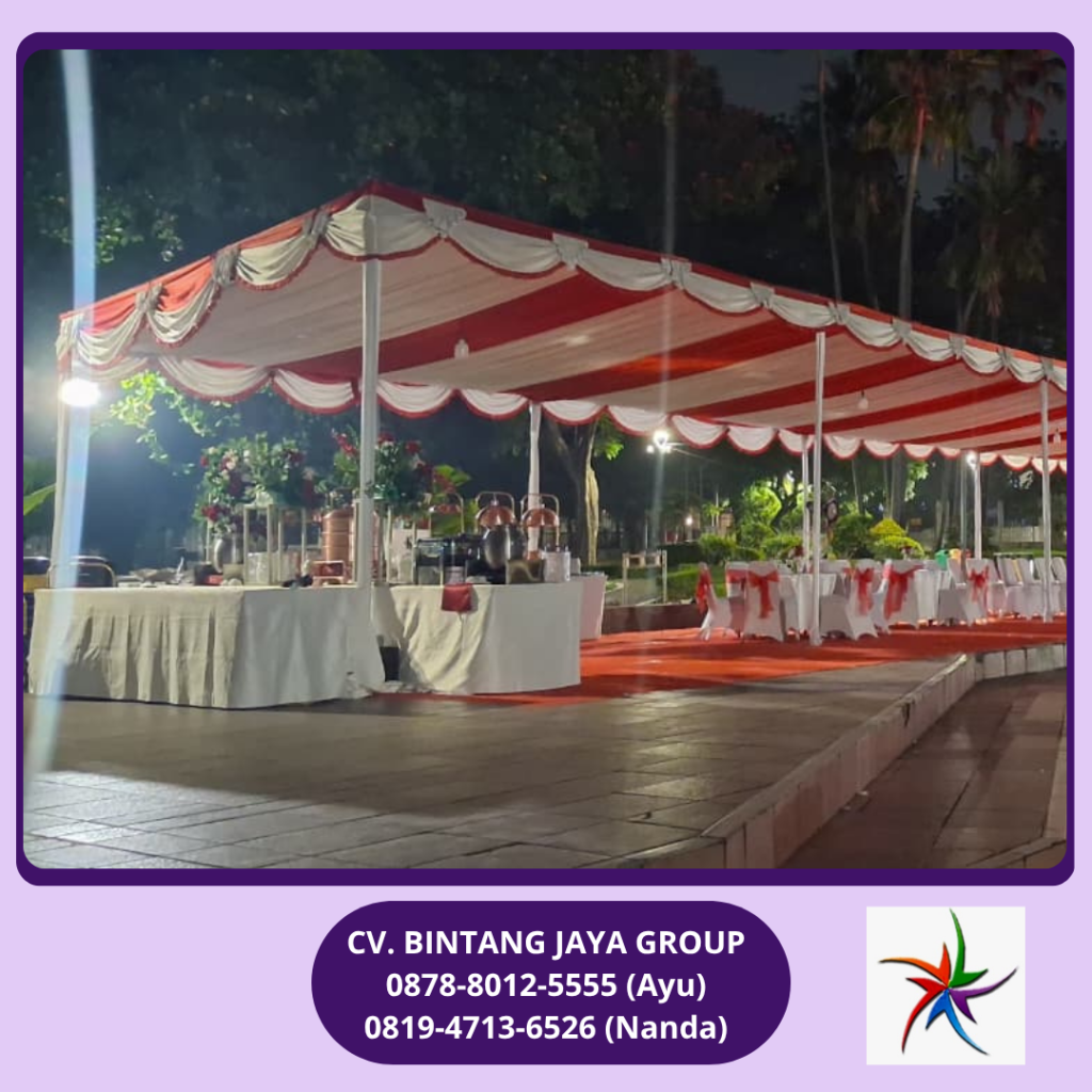 Sewa Kursi,Tenda Serut Putih Merah Depok 0819-4713-6526