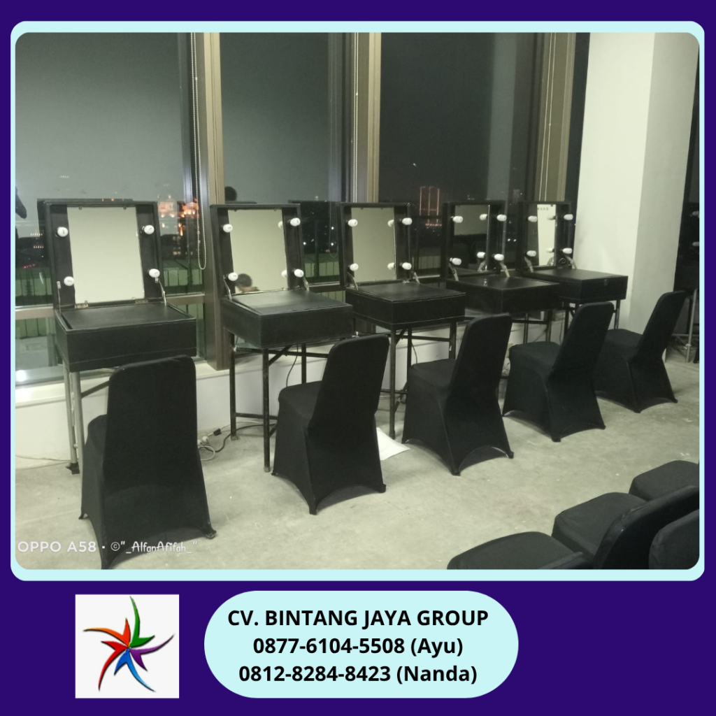 Sewa Meja Cermin Rias Dan Kursi Senayan Jakarta