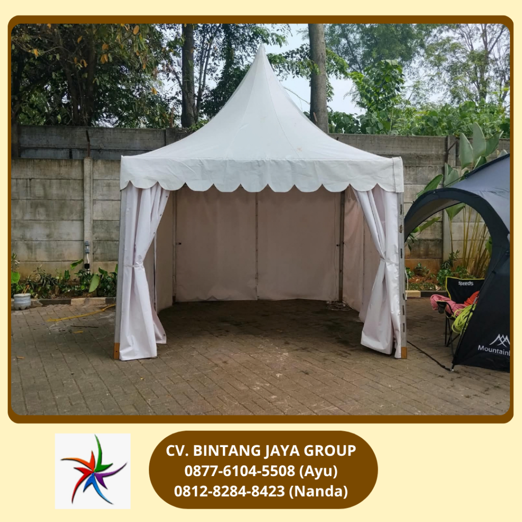 Sewa Tenda Sarnafil Atau Tenda Kerucut Cileungsi Bogor 0878-8012-5555