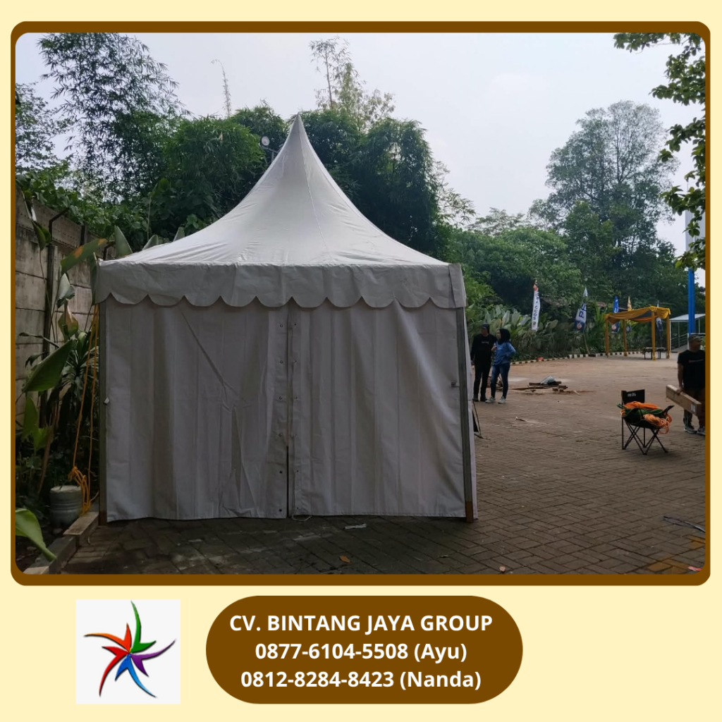 Sewa Tenda Sarnafil Atau Tenda Kerucut Cileungsi Bogor 0878-8012-5555