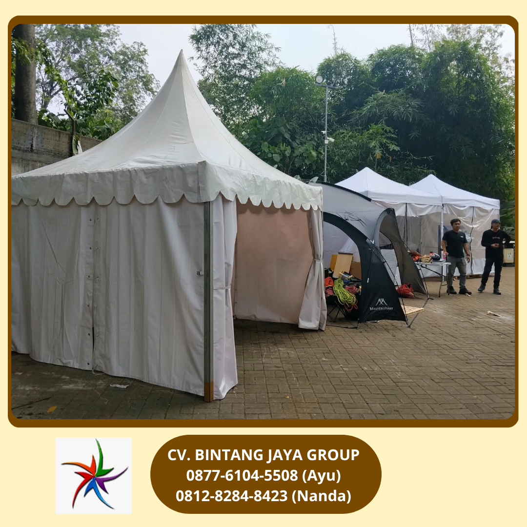 Sewa Tenda Sarnafil Atau Tenda Kerucut Cileungsi Bogor 0878-8012-5555