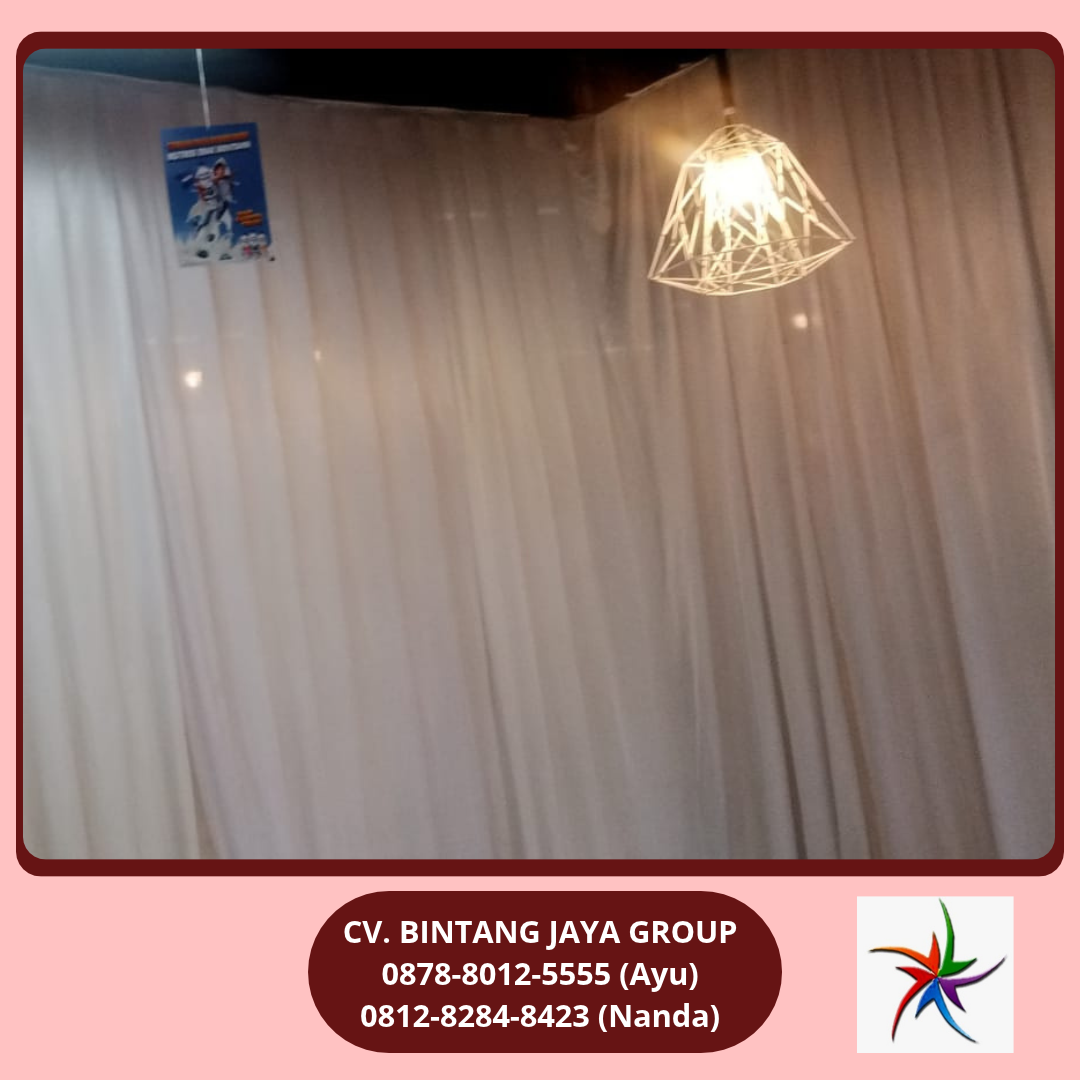 Sewa Tirai Filamin Putih Bogor 0812-8284-8423